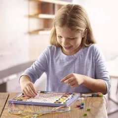 Drewniany Zestaw Koralików Z Literkami – Tworzenie Biżuterii Dla Dzieci 4+