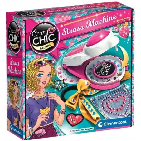 CRAZY CHIC MASZYNKA DO OZDABIANIA KREATYWNA ZABAWA CLEMENTONI 7+