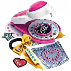 CRAZY CHIC MASZYNKA DO OZDABIANIA KREATYWNA ZABAWA CLEMENTONI 7+