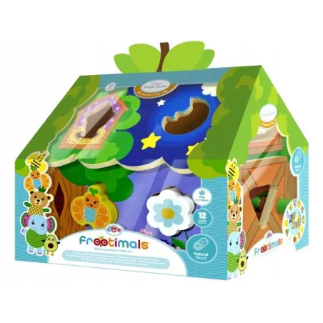EDUKACYJNY DOMEK SORTER KSZTAŁTÓW KIDS EUROSWAN FROOTIMALS 12M+