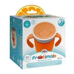 KUBEK DZIECIĘCY FROOTIMALS ORANGIEFLY BEZPIECZNE PICIE 350 ML