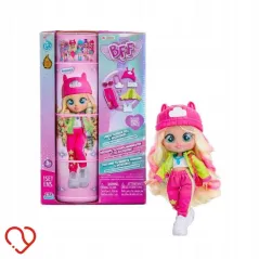 LALKA CRY BABIES BFF HANNAH 20 CM Z KOLOROWYMI WŁOSAMI I AKCESORIAMI 3+