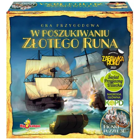 W Poszukiwaniu Złotego Runa Gra Planszowa Hipokampus 8+