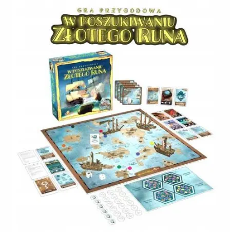 W Poszukiwaniu Złotego Runa Gra Planszowa Hipokampus 8+