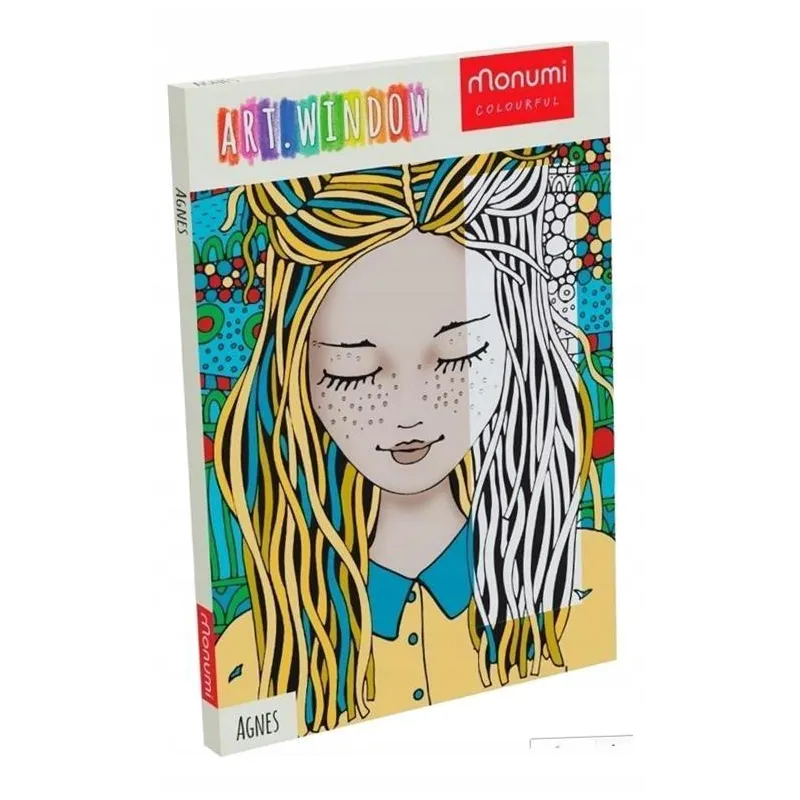 KOLORORAMKA L AGNES  KREATYWNA KOLOROWANKA MONUMI 7+