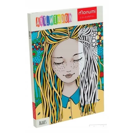 Kolororamka L Agnes  Kreatywna Kolorowanka Monumi 7+
