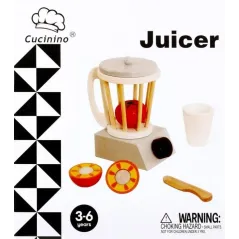 BLENDER DREWNIANY DLA DZIECI MEGA CREATIVE ZESTAW KUCHENNY 3+