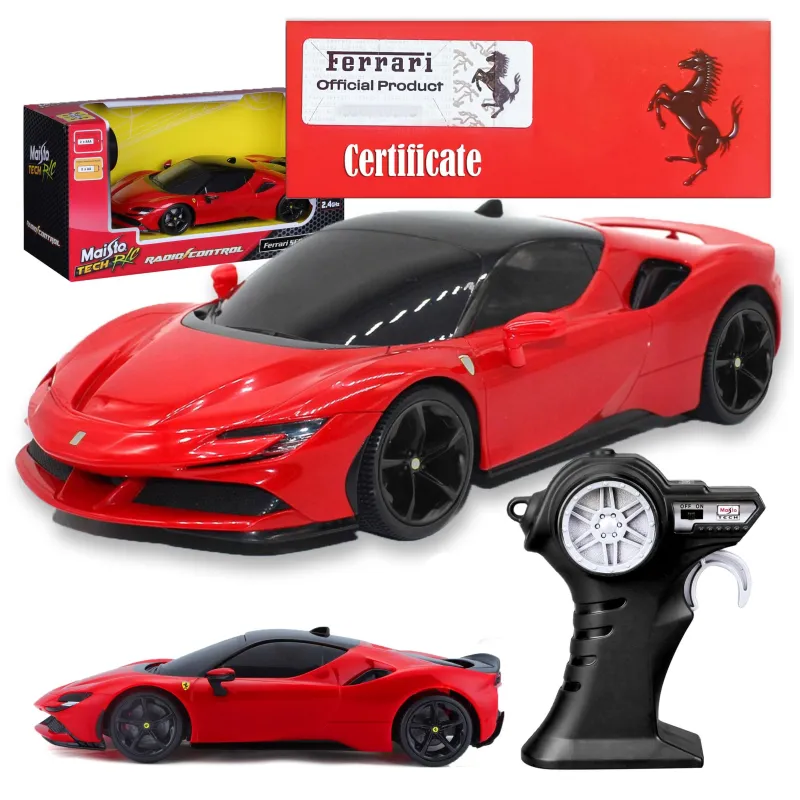 AUTO ZDALNIE STEROWANE FERRARI SF90 STRADALE RC 1:24 MAISTO 5+
