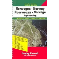 ATLAS DROGOWY NORWEGIA 1:400 000