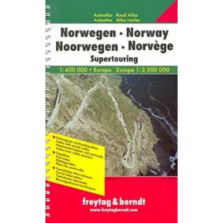 Atlas Drogowy Norwegia 1:400 000