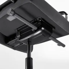 KRZESŁO BIUROWE ERGONOMICZNE IKEA MARKUS VISSLE CIEMNOSZARE Z ZAGŁÓWKIEM