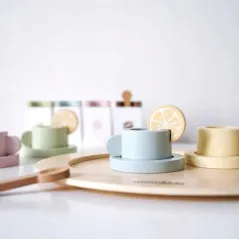 DREWNIANE NACZYNIA KUCHENNE DLA DZIECI ZESTAW KUCHENNY MEGA CREATIVE 3+