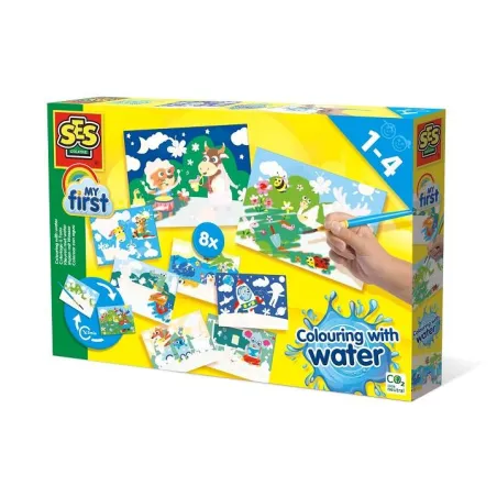 KOLOROWANKA WODNA ZWIERZĘTA MALOWANIE WODĄ SES CREATIVE 12M+