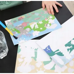 Kolorowanka Wodna Zwierzęta Malowanie Wodą Ses Creative 12M+