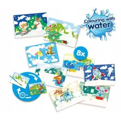 KOLOROWANKA WODNA ZWIERZĘTA MALOWANIE WODĄ SES CREATIVE 12M+