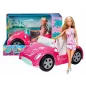 Lalka Steffi Love Z Różowym Kabrioletem Samochód Dla Lalki Simba 3+