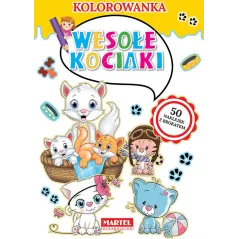 WESOŁE KOCIAKI KOLOROWANKA - Martel