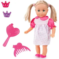 ANNA LITTLE LOVE INTERAKTYWNA LALKA MÓWI I ŚPIEWA PO POLSKU 33 CM 3+