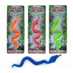 LEPKI WĄŻ ZABAWKA RELAKSACYJNA I SENSORYCZNA MIX KOLORÓW
