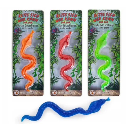 Lepki Wąż Zabawka Relaksacyjna I Sensoryczna Mix Kolorów