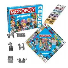 MONOPOLY PLAYMOBIL GRA PLANSZOWA RODZINNA POLSKA WERSJA HASBRO 8+