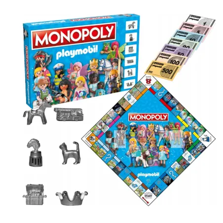Monopoly Playmobil Gra Planszowa Rodzinna Polska Wersja Hasbro 8+