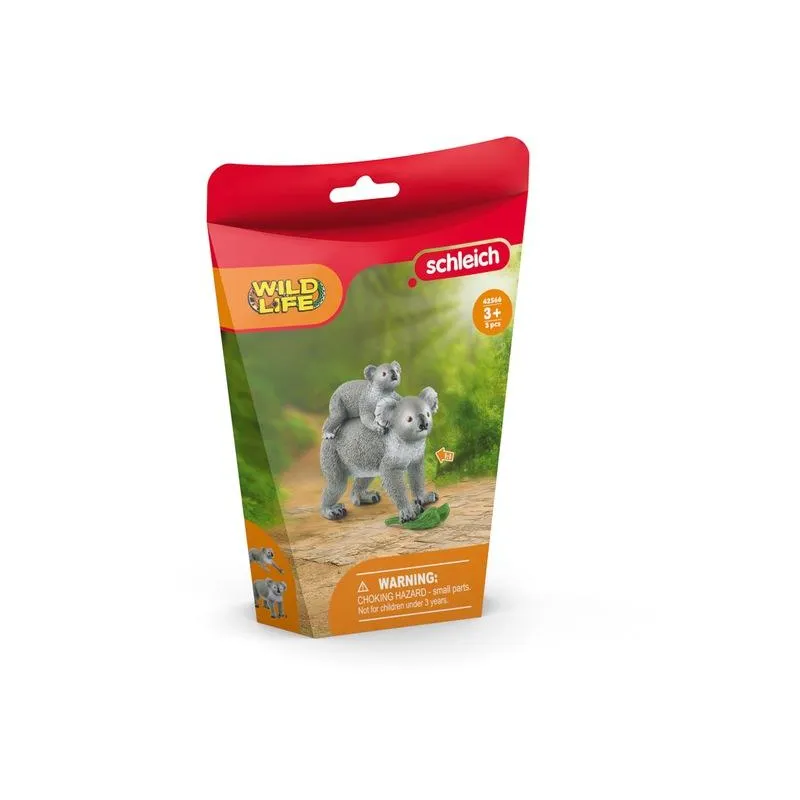 FIGURKA MAMA KOALA I MALUSZEK WILD LIFE SCHLEICH 3+