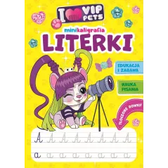 I LOVE VIP PETS.  LITERKI. MINIKALIGRAFIA