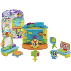 Mojipops I Like Photo 2 Figurki Kolekcjonerskie Z Wymiennymi Twarzami + Akcesoria