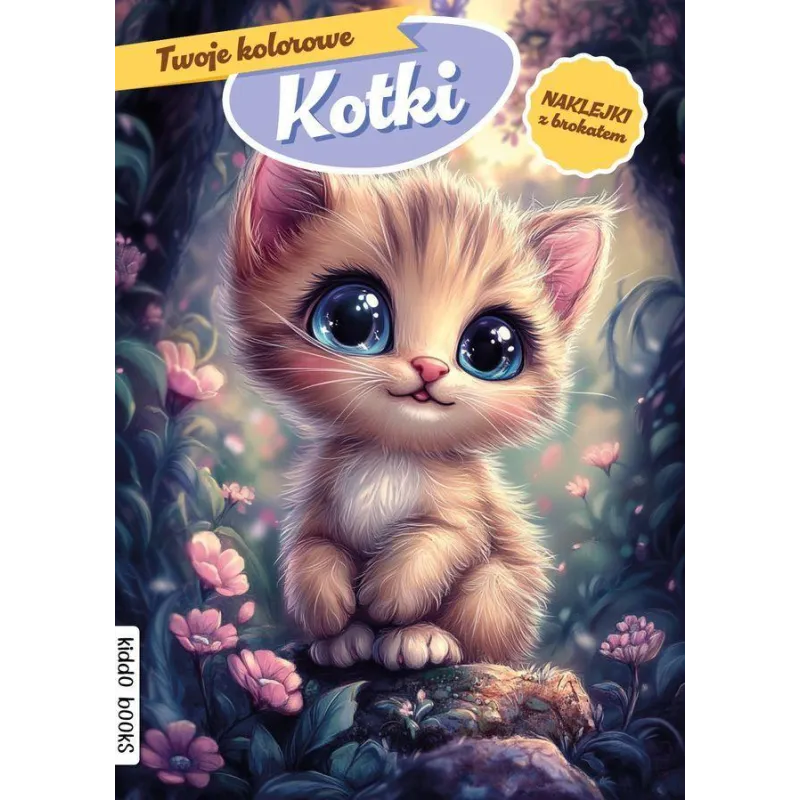 TWOJE KOLOROWE KOTKI. KOLOROWANKA Z NAKLEJKAMI