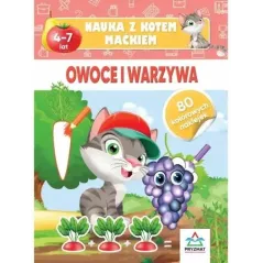 OWOCE I WARZYWA. NAUKA Z KOTKIEM MAĆKIEM 4-7 LAT