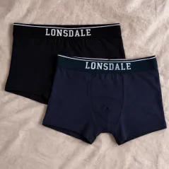 Majtki Bokserki Męskie Xl 2-Pak Granat + Czerń Lonsdale