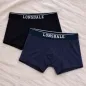 Majtki Bokserki Męskie L 2-Pak Granat + Czerń Lonsdale