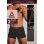 Bokserki Męskie Reebok 2Pak Xxl Czarne