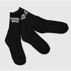 Skarpetki Długie Patriotic 3-Pak Czarne Rozmiar 43-46