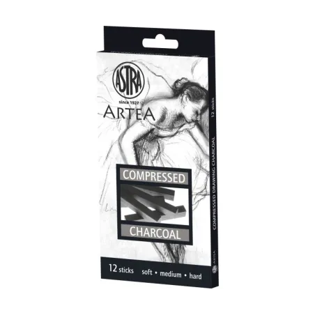 Węgiel Rysunkowy Prasowany Atrtea