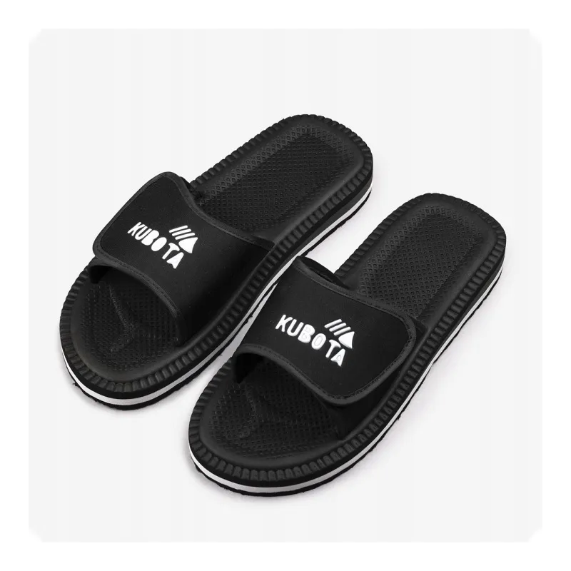 KLAPKI MĘSKIE KUBOTA CZARNE ROZMIAR 43