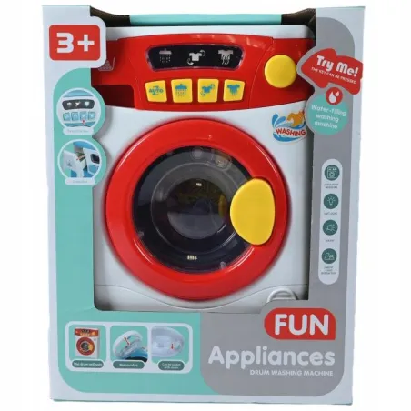 Interaktywna Pralka Dziecięca Na Baterie Z 4 Trybami Prania 3+