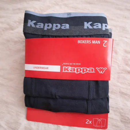 Bokserki Męskie Kappa Granatowe 2-Pak Rozmiar M