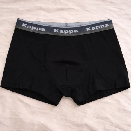 BOKSERKI MĘSKIE KAPPA CZARNE 2-PAK ROZMIAR L