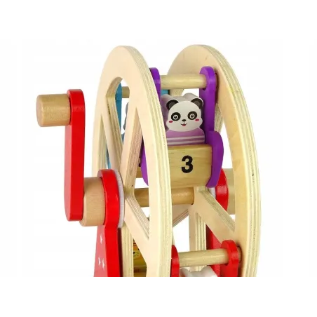 Edukacyjny Diabelski Młyn Drewniany Z Figurkami Lean Toys 3+