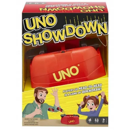 UNO SHOWDOWN EDYCJA MIĘDZYNARODOWA – GRA KARCIANA DLA CAŁEJ RODZINY MATTEL 7+