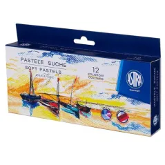 PASTELE SUCHE KWADRATOWE DO RYSUNKU I MALARSTWA INTENSYWNE PIGMENTY