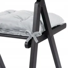 PODUSZKA NA KRZESŁO 40X40 CM VELVET SZARY GLAMOUR AMELIAHOME ALEKSA