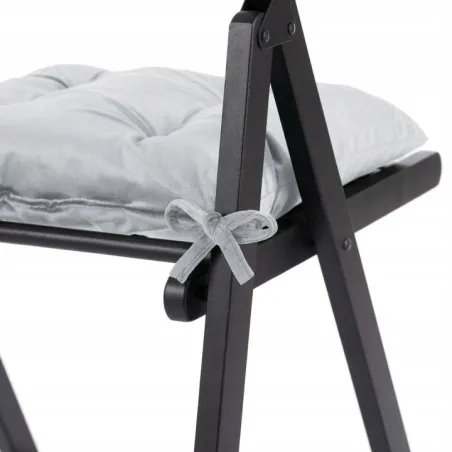 PODUSZKA NA KRZESŁO 40X40 CM VELVET SZARY GLAMOUR AMELIAHOME ALEKSA