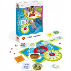 EDUKACYJNA GRA ZEGAROWA DLA DZIECI 10 ZABAW Z UKŁADANIEM GODZIN 5+
