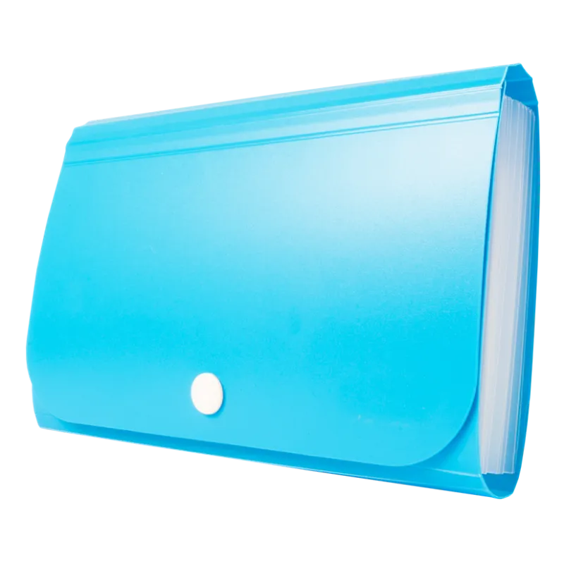 ORGANIZER HARMONIJKOWY PP NA ZATRZASK NIEBIESKI TETIS