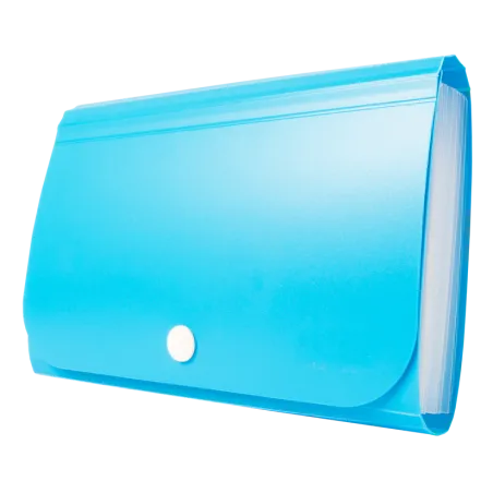 Organizer Harmonijkowy Pp Na Zatrzask Niebieski Tetis