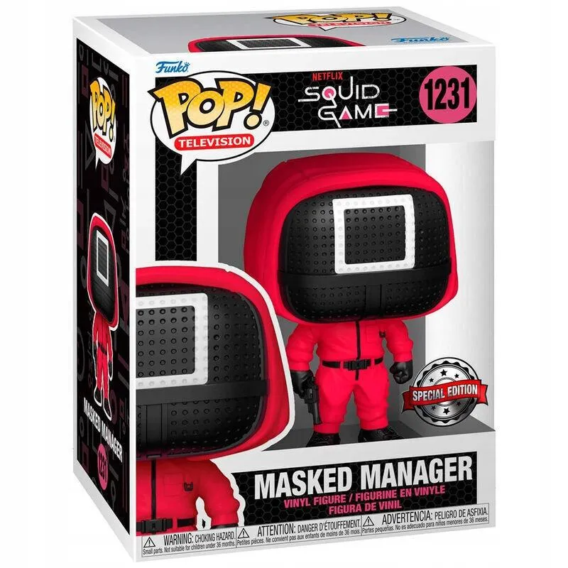 SQUID GAME MASKED MANAGER FIGURKA KOLEKCJONERSKA FUNKO POP 1231