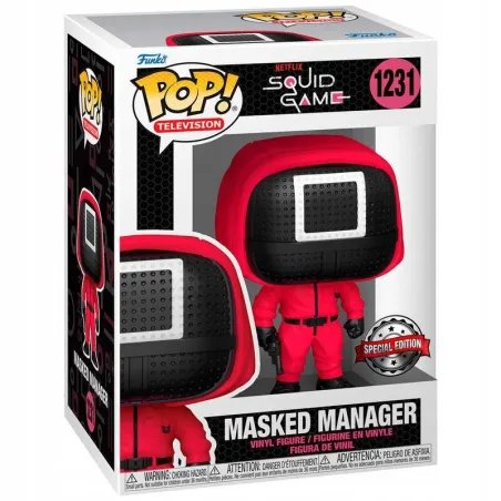 Squid Game Masked Manager Figurka Kolekcjonerska Funko Pop 1231